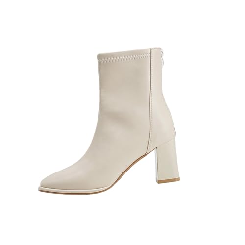 Bottines décontractées pour femme à talon épais et semelle tendance pour l'automne