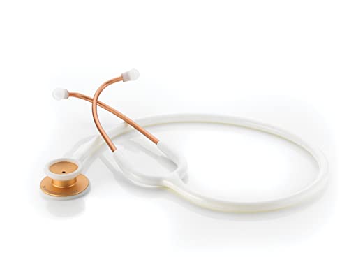 Image of ADC Adscope 619 - Ultra-lite Clinical Stethoscope - Rose Gold /White