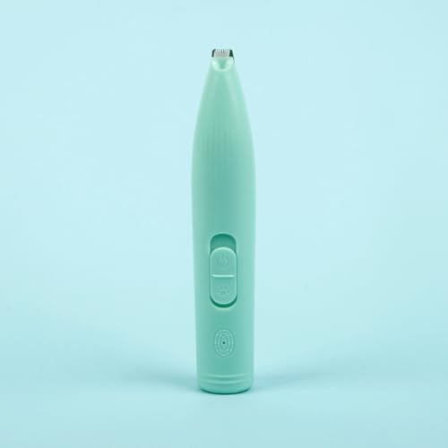 Image of Paw Trimmer with LED Light for Pet Dog,Cat, Multipurpose Grooming Tool, Light Blue with USB Charging (Sky Blue)