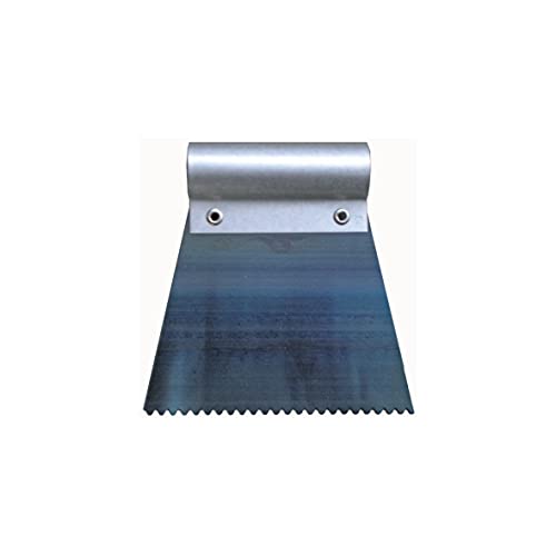 Nespoli Spatule pour colle Poignée Fer 120mm Dent Gros