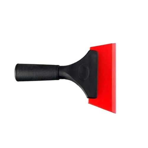 MDSIOKHJ Glass Scraper 1PCS Automotive Window Film Scraper Vinyl Packaging Kit For Wallpaper And Film Scraping Glass Cleaning(Red 1PCS)