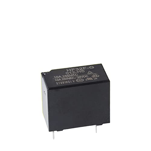Relais HF32F-G-012-HS 10A 4 broches avec 1 groupe normalement ouvert JZC-32F-G-012-HS