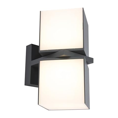 Lutec Cuba Outdoor Wall Light for Gardens Cover