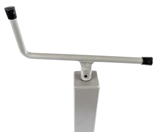 Ama Servoruder: Servoruder für landwirtschaftliche Anhänger, Grau, Schraubenhub 255 mm, Kurbel an der Oberseite