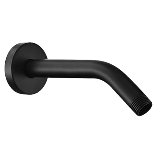Pqahffowr Brazo de Ducha, Brazo de Cabezal de Ducha de Repuesto para Montaje en Pared para Cabezal de Ducha Fijo y Cabezal de Ducha de Mano, 20 Cm