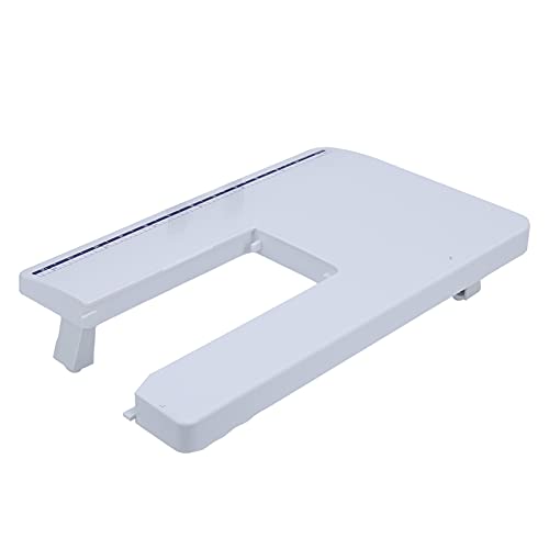 Naroote Foldable Sewing Table, Modern Extension Table with Ruler for Sewing Machines, White, 24.1046 cm x 3.6068 cm x 39.7002 cm