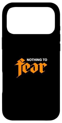 �I�����W�F Nothing To Fear �I�����W�O���t�B�b�N �X�}�z�P�[�X iPhone 17 Pro Max �p