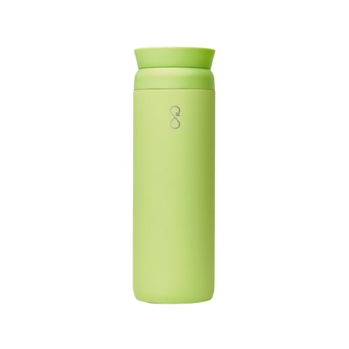 Ocean Bottle Peak Brew Flask 20oz, Insulated Travel Flask (Kelp Green)