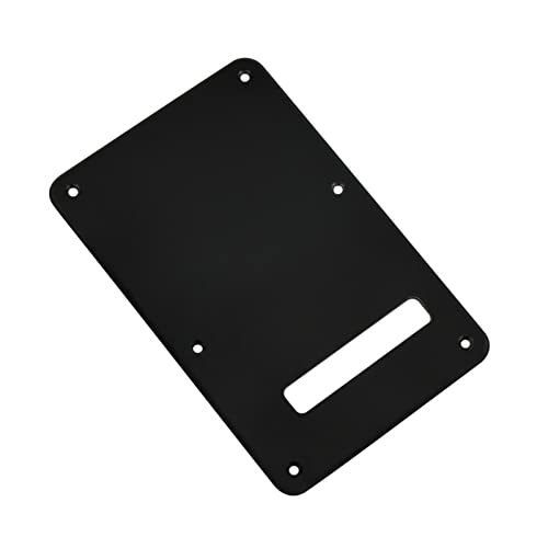 KLKL Noir 1ply Style Couvercle De Trémolo À La Plaque Arrière De Guitare avec des Vis pour Style Guitare Pickguard… - Les Beatles, Paul McCartney, John Lennon, RIngo Starr, George Harrison KLKL Noir 1ply Style Couvercle De Trémolo À La Plaque Arrière De Guitare avec des Vis pour Style Guitare Pickguard… – Image 4