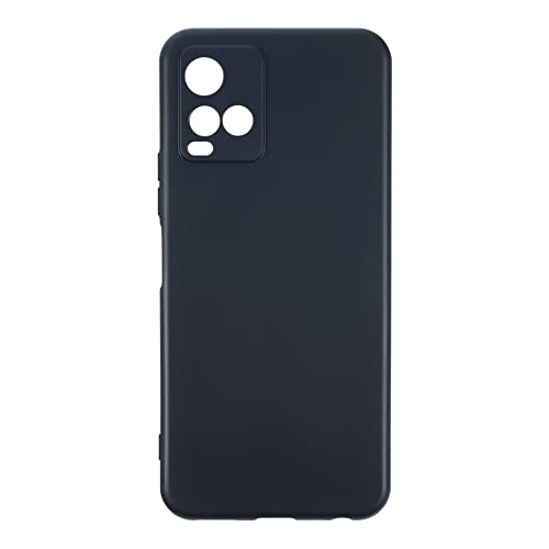 TPU�f�ރX�}�z�P�[�X �Ή�Vivo Y21 2021�Ƃ̌݊�������A�ϏՌ��E�����^�\�t�g�J�o�[�A�����݌v�����h�~�d�l�őS�ʕی� (�u���b�N)