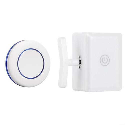 Fauhapyway Telecomando wireless per interruttore della luce, pulsante intelligente con portata di 30 m, dispositivo ABS anti-interferenza, interruttori domestici esistenti