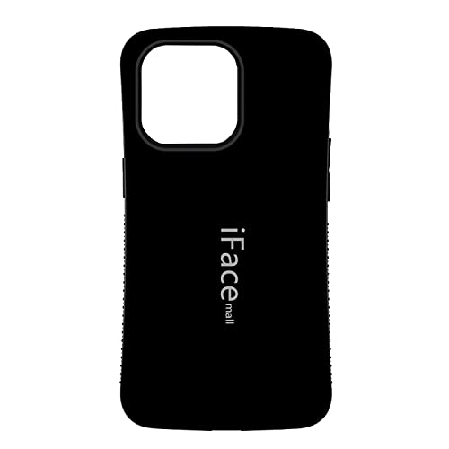 iFace mall iPhone 13 互換品 ケース アイフォン13 アイフェイス モール TPUバンパー ストラップホール付き 耐衝撃 耐摩擦 (iPhone13, ブラック)