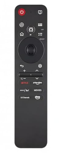 Image of BLACKSHEEP Compatible with LG Magic Smart Android Tv Remote Control Model MR25GA AKB76046609 Suitable UHD Television Voice Command with Streaming Apps - Paring Must-Non-Voice