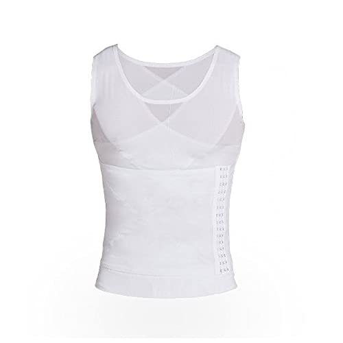 Chemise de compression homme avec crochet pour aplatir le ventre facilement