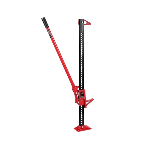 Garvee High Lift Recovery Jack 48 3.5 Ton (6000 Lb) Heavy Duty Off-Road Farm Lifting Equipment with Wide Base Multi-Purpose Utility Bumper Lifter for Car Truck SUV Trailer 4x4 & Farm Use