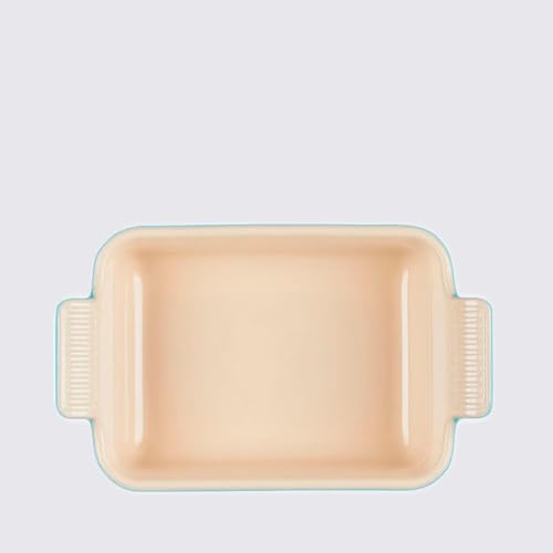 Image of Le Creuset Heritage Rectangular Dish, Stoneware, 19 cm, 1.1 litres, Teal, 71102191700001