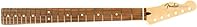 Maple neck with walnut "skunk" stripe Maple or pau ferro fingerboard with 9.5" radius 22 medium jumbo frets Pre-slotted synthetic bone nut