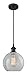 Innovations 516-1P-BK-G125 1 Light Mini Pendant, Matte Black