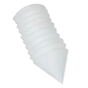 CALANDIS 10Pcs Air Vent Filters Bathroom Kitchen Bedrooms Family Rooms Reduce Dust | 10 Cone Paper Filter