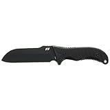 Schrade Bedrock Sheepsfoot Fixed Blade with 5in Drop point blade and TPE Handle for outdoor survival