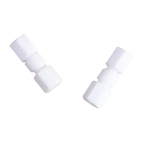 Conector de compresión de 1/4 pulgada Polytef con acoplamiento reductor de plástico 5