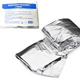 Emergency Thermal Blanket 52" x 84" (4 Pack)