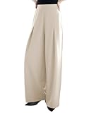 [神戸レタス] パンツ レディース 夏 コクーン ボトム ワイド タック ロング シワになりにくい カーブ [M4235] M エクリュ