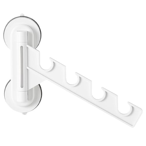LEADSDGE Tendedero multifuncional plegable que ahorra espacio, con taza fuerte para uso en interiores y exteriores, colgador plegable para ropa sucia
