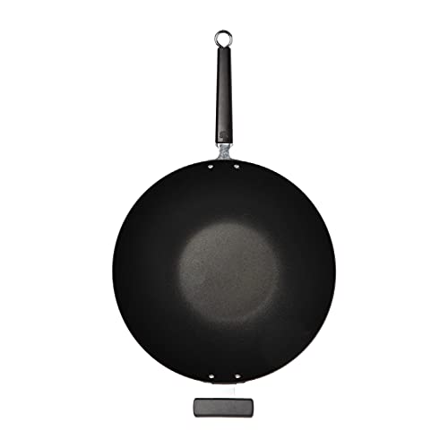 Joyce Chen 22-0040, Pro Chef Flat Bottom Wok with Excalibur Non-stick coating, 14-Inch