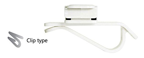 EXO Dual Car Sunglasses Holder Clip Eyeglasses Sunvisor Double Holders Clips for Motors Auto Vehicle (White Color) - Thumbnail 2
