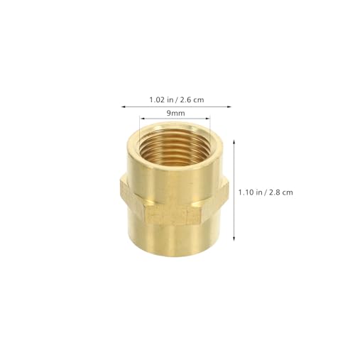 Accesorios de tubería de cobre con rosca hembra doble de 4 piezas 3