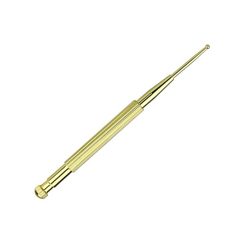 Herramienta De Reflexología - Presión - Herramienta Point Pen | De Masaje De Latón | Manual De Tejido Profundo Punto De Cuerpo | Sonda De Doble Cabeza De Acero Inoxidable | Facial Sin Deslizamien