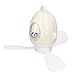 CHICIRIS Mini Ventilatore da soffitto, Ventilatore da soffitto per Piccoli Aerei Silenzioso Facile da Pulire Attraente per la casa Bianco