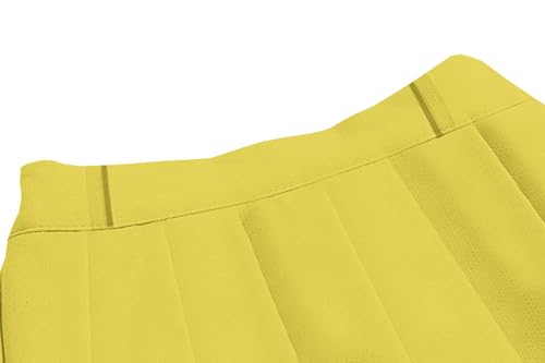 SANGTREE Women Mini Skirt Pleated Belted A-Line Stretchy Club Y2k Skirts with Belt3