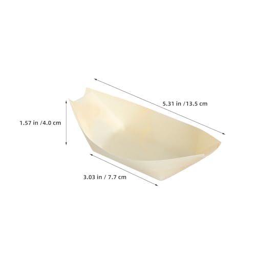 Platos mini japoneses para sushi y bandejas de madera 5 pulgadas miniatura 2