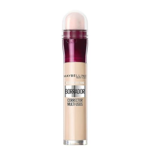 Maybelline New York, Corrector de Ojeras, Bolsas e Imperfecciones, Borrador Ojos, 00 Ivory, 6,8ml
