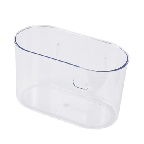 Caneca de basura pequeña rectangular para colgar en pared