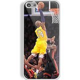 Kobe Bryant Dunk Over James for Iphone and Samsung Galaxy Case (iPhone 5/5s white)