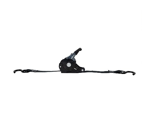 Mytee Products RS112RX4-AMZ 4 Auto Retract No-Ratcheting Ratchet Straps | 1 Inch X 12' Retractable Ratchet Straps With Coated S Hook Tiedowns thumb #6
