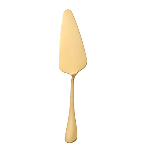 Qinlee Edelstahl Kuchenheber Tortenschaufel Pizzas Obstkuchen Cake Cutter Kuchen Cream Scoop Gold Cover