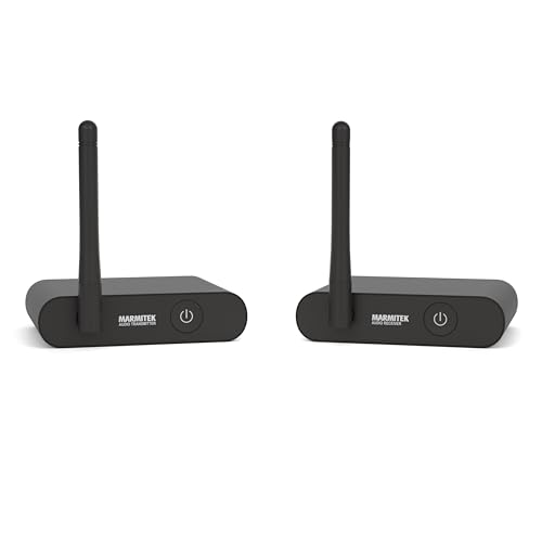 Marmitek Audio Anywhere 630 - Drahtloser Audio Sender Empfänger - TV Ton kabellos zur Stereoanlage - Digital in CD-Qualität, geringe Latenz - Multiroom bis 10 Receiver - Cinch RCA