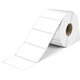 L LIKED 2.25' x 1.25' Direct Thermal Labels, Permanent Adhesive Barcode Address Labels & Compatible with Rollo, Zebra and Other Desktop Printers (1 Roll, 1000 Labels)