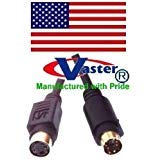 SuperEcable - 20859-10 Pack - 10 Ft S Video Extension Cable, Mini Din 4 PIN Male S-Video Cable Cord for HDTV LCD Plasma DVD and DV (M - F)