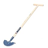 Saferide Gräsklippare gräsmatta med llngt T-handtag av Furu för att sticka gräsmattor Kanter. Kantskärare med verktygshuvud av kvalitetsstll 120 cm llng