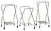 R&B Wire Collapsible Hamper Frame - 17in x 15in x 37in
