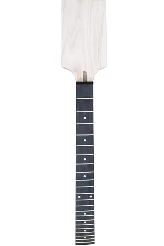 Unfinished electric guitar neck maple