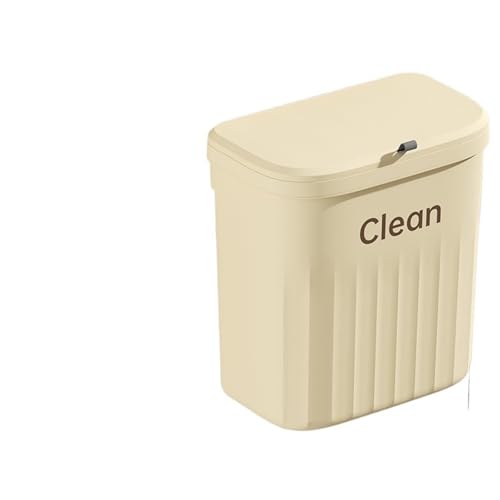 ZythrXLate Papelera de pared Cubo de basura pared for cocina, hogar, compost, almacenamiento especial, for colgar en el inodoro, baño, tipo abrazadera