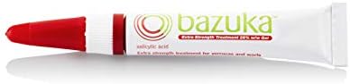 Bazuka Extra Strength Treatment Gel For Effective, Pain-Free Treatment and Removal of Verrucas and Warts. With Emery Board, 6g