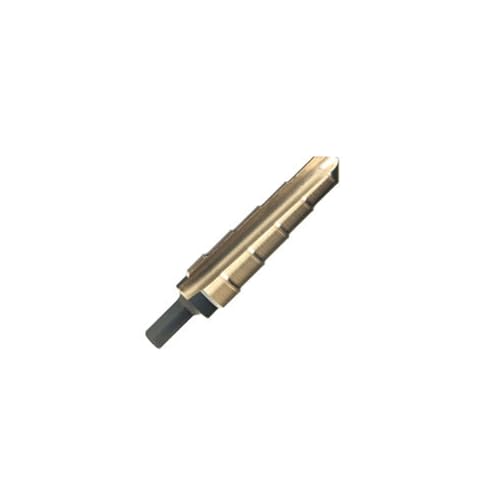 Norseman by Viking Drill and Tool 93720 9/16 in. to 13/16 in. 78-GR Gold Oxide HSS Step Reamer