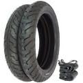 Shinko 712 Tire Set - Compatible with Honda CL/SL350K CB400A/T CB/CL450K CB500/550/750 - Tires Tubes and Rim Strips